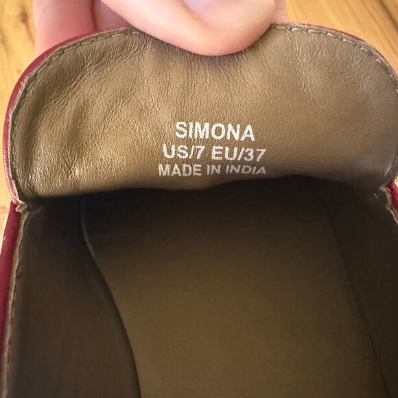 Saint G Saint Simona Cipra Velvet Tassel Moccasins Loafers in "Beige" Sz 7 - Picture 13 of 14